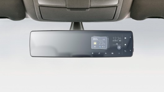 Pioneer Fits Technology Unit Into Rearview Mirror